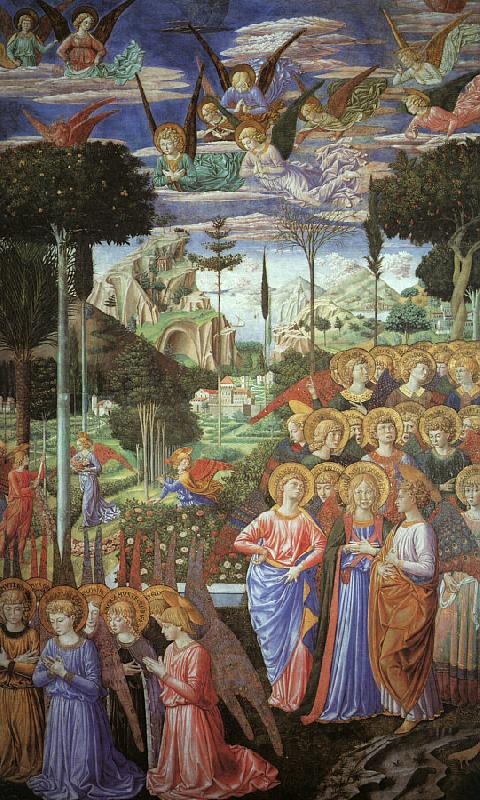 Benozzo Gozzoli Angels Worshipping china oil painting image